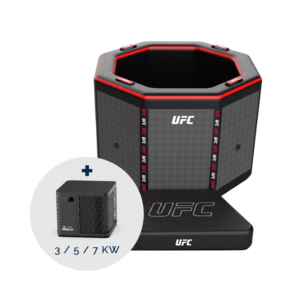 Aufblasbares Eisbad Netspa UFC Octagon mit Kühler