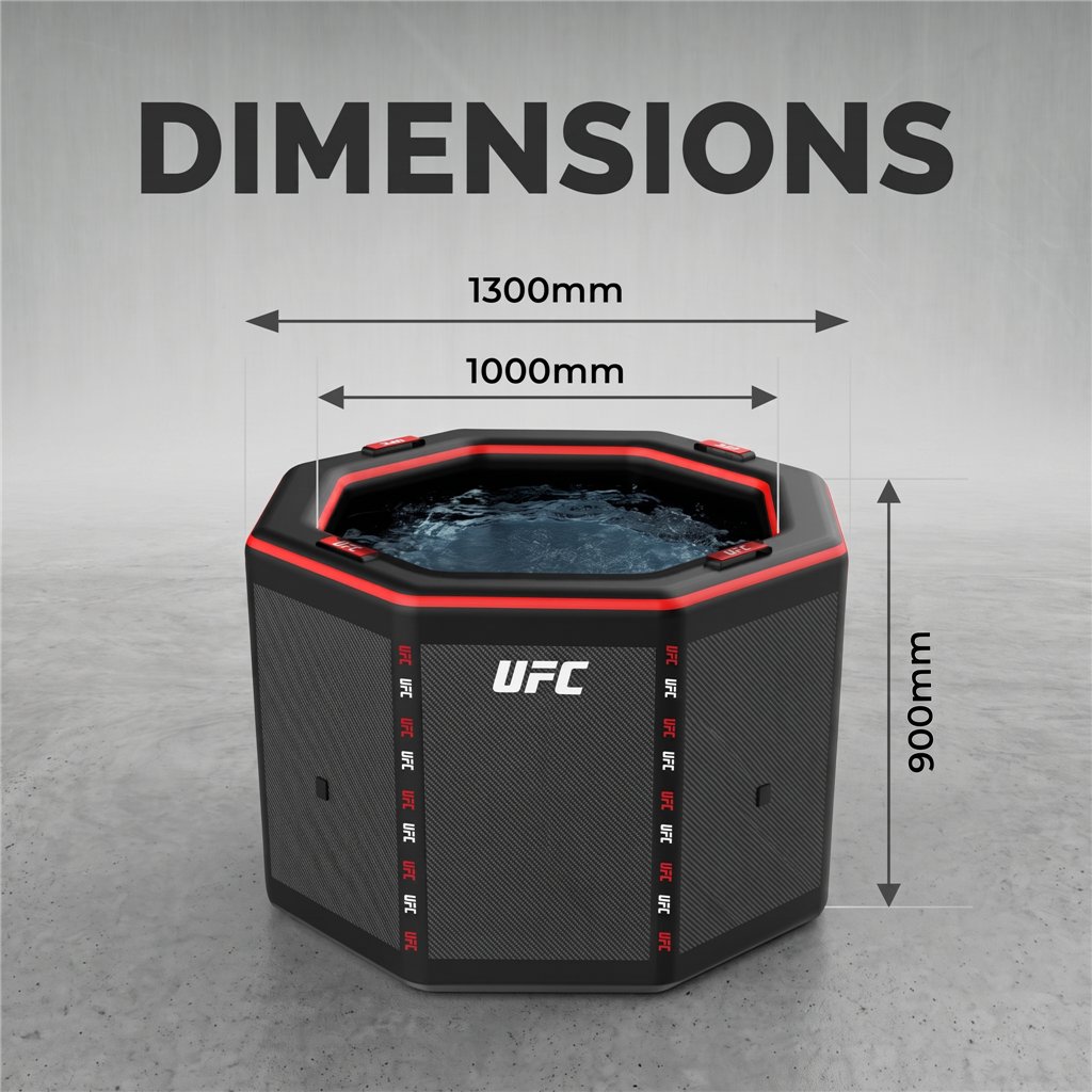 Kit baño de hielo Netspa UFC Octagon con enfriador 5 kW