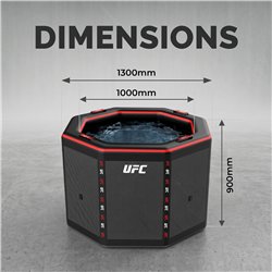 Netspa UFC Octagon Eisbad-Set mit 5-kW-Kühler