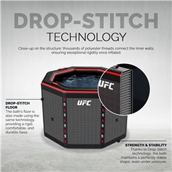 Netspa UFC Octagon Eisbad-Set mit 5-kW-Kühler