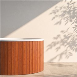 Baño nórdico Holl's Olma Ø 160 cm con bomba O'Spa Flow 5 kW