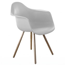 Sillón Estocolmo White con brazos