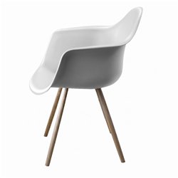 Sillón Estocolmo White con brazos