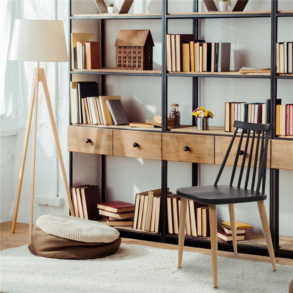 Chaise Sticks Noire ID Italian Design