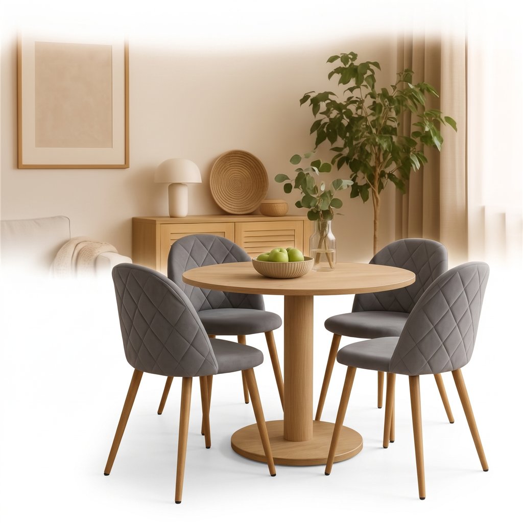 Gina Stuhl Grau, gepolstert, ID Italian Design