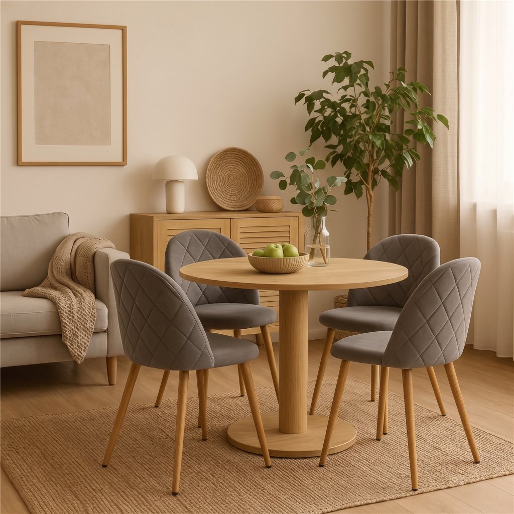 Chaise Gina Grise rembourrée ID Italian Design