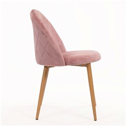 Chaise fixe rembourrée Gina Rose | ID Italian Design
