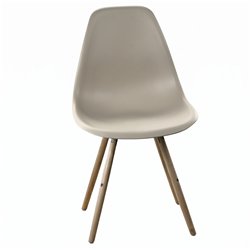 Chaise fixe Estocolmo beige ID Italian Design