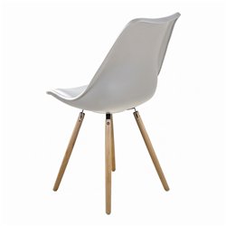 Chaise fixe Berlin White de ID Italian Design