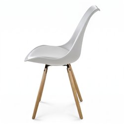 Silla fija Berlin White de ID Italian Design