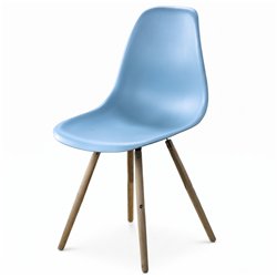Chaise Estocolmo Sea Blue bleu mer