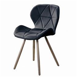 Stuhl Estocolmo Quilted Black