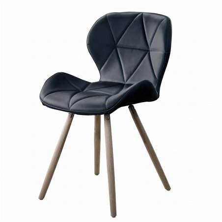 Chaise Estocolmo Quilted Black