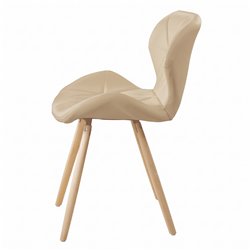 Stuhl Estocolmo Quilted Beige ID Italian Design