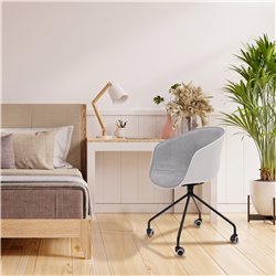 Chaise Cute Wheels grise | ID Italian Design
