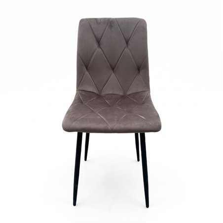 Chaise Berna en velours gris ID Italian Design