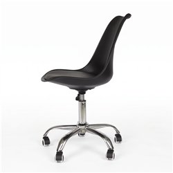 Silla de oficina Kolding negra ID Italian Design