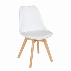Sedia Copenaghen Bianca ID Italian Design