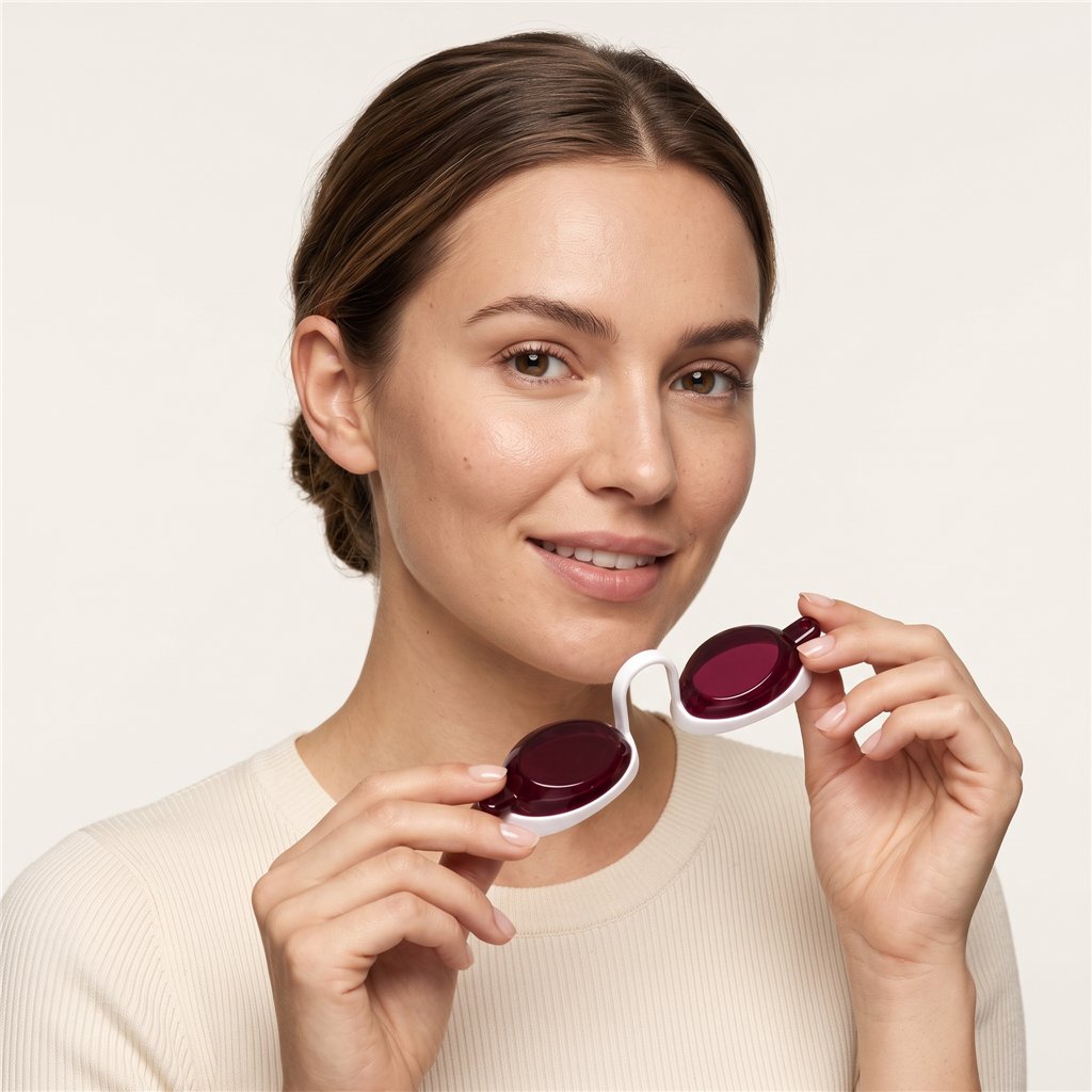 Gafas UVA Solarium FlexiVision+ con Estuche | Protección Ocular Profesional