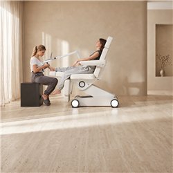 Sillón de podología y pedicura con LED y 3 motores para estética Weelko