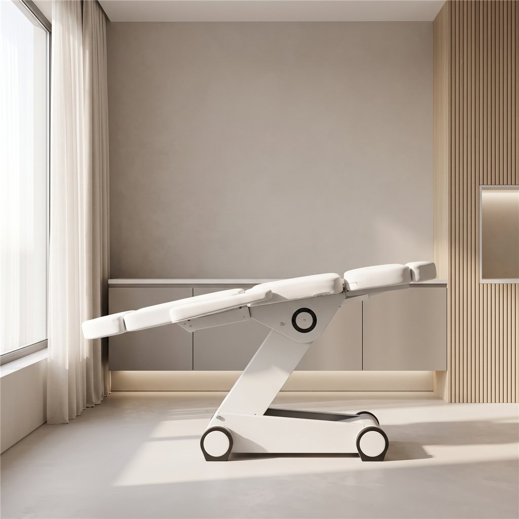 Sillón de podología y pedicura con LED y 3 motores para estética Weelko
