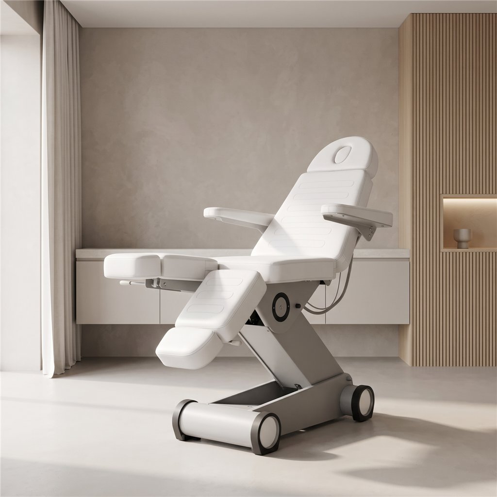 Sillón de podología y pedicura con LED y 3 motores para estética Weelko