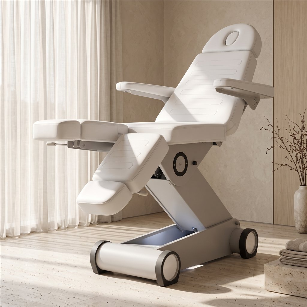 Sillón de podología y pedicura con LED y 3 motores para estética Weelko