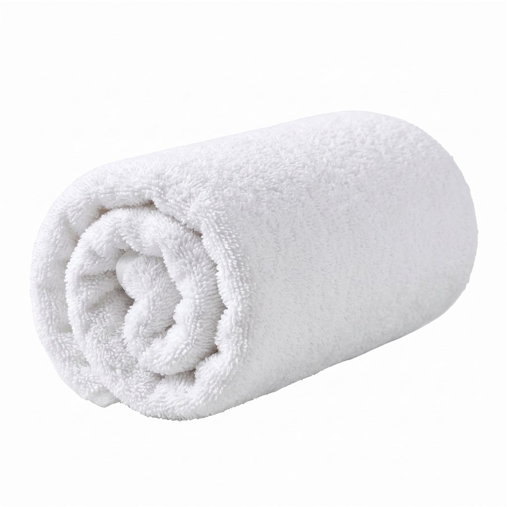 Funda blanca de rizo para camilla Weelko