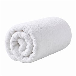 Funda blanca de rizo para camilla Weelko