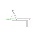 Weelko Spa Massage Table with Two Sections, Storage and Multi-Position Headrest -Weelko -Aesthetic treatment tables