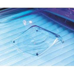 Plexiglas headrest