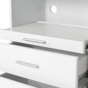 Carrito de madera lacado blanco con cajones Weelko -Weelko -Carritos