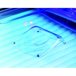 Plexiglas headrest