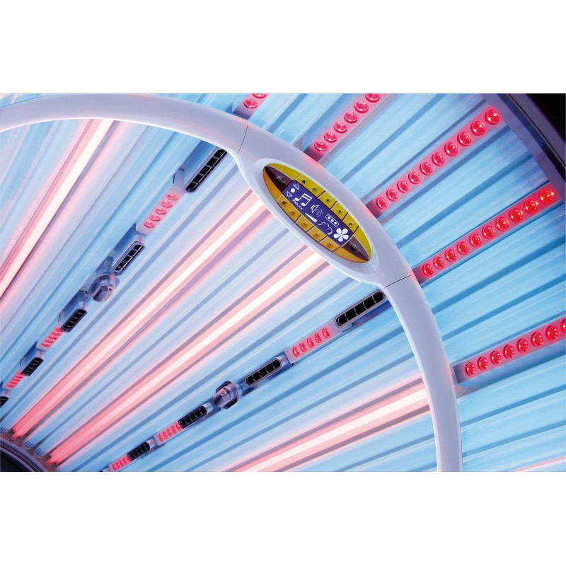 Megasun Optima Delux Solarium avec Boosters de Collagène Rubin -Megasun -Solarium Megasun