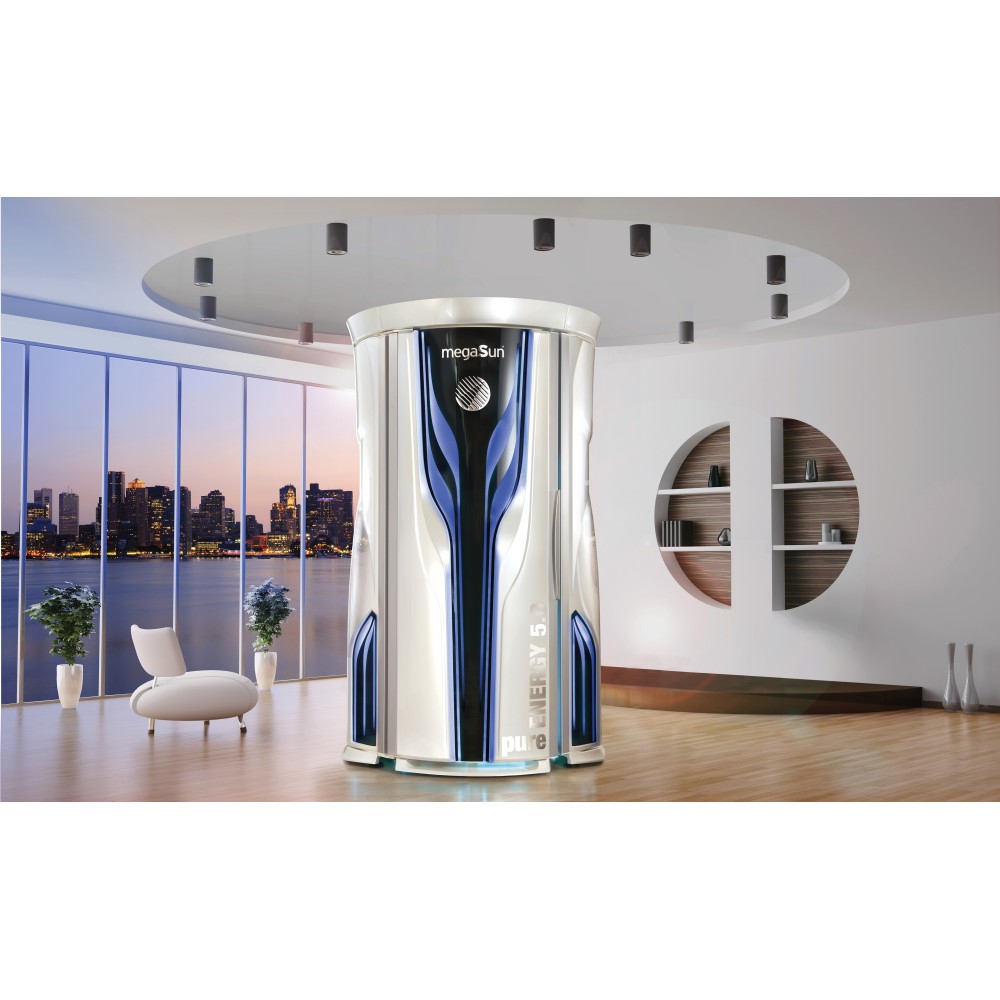 Megasun Pure Energy 5.0 - Cabina de Bronceado Vertical -Megasun -Megasun Solarium