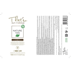 That'so Vegano - Spray Bronceador DHA 10% 1L para bronceado profesional