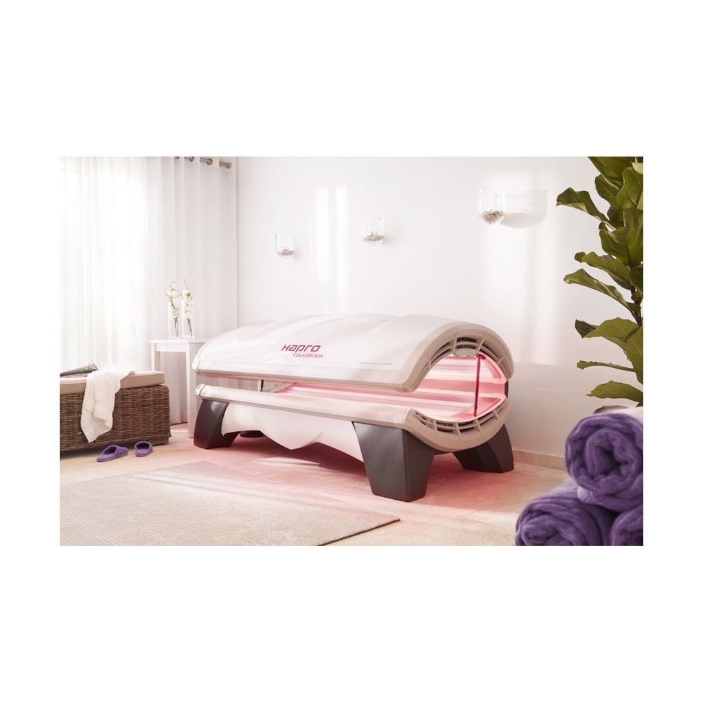 Hapro Collagen&Sun 26/5 professional tanning bed with red light