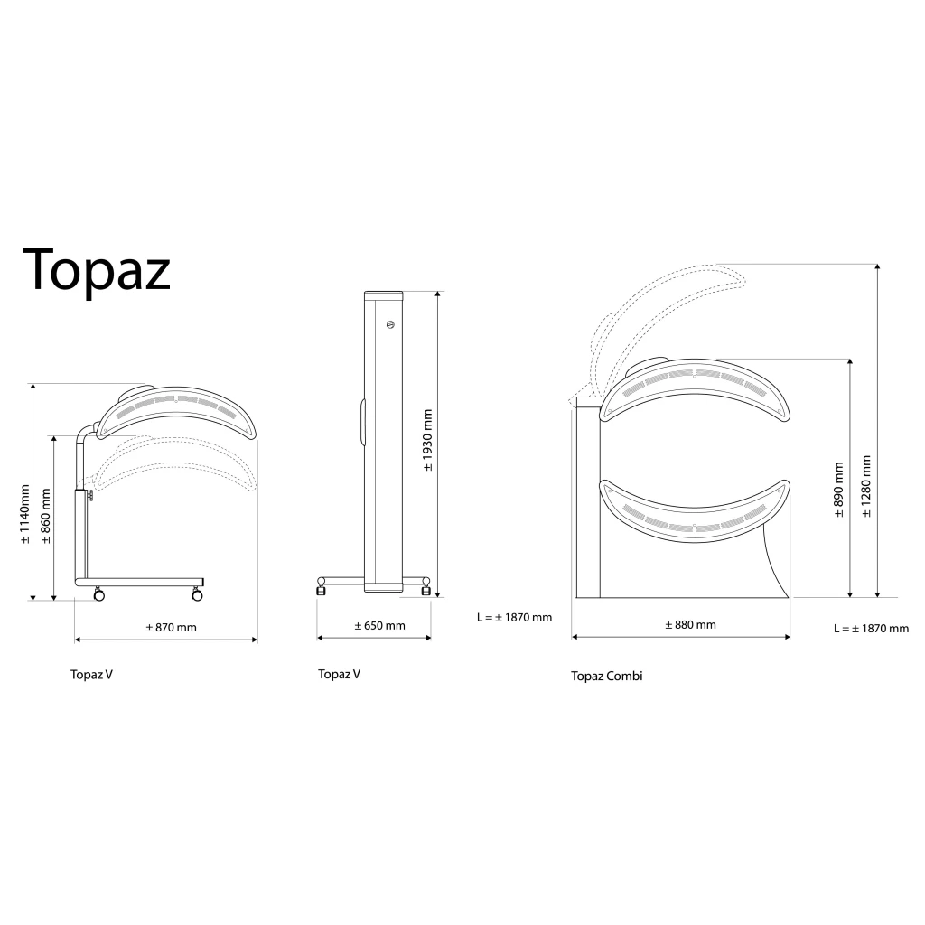 Hapro Topaz 24/1 Combi - Solarium horizontal con facial