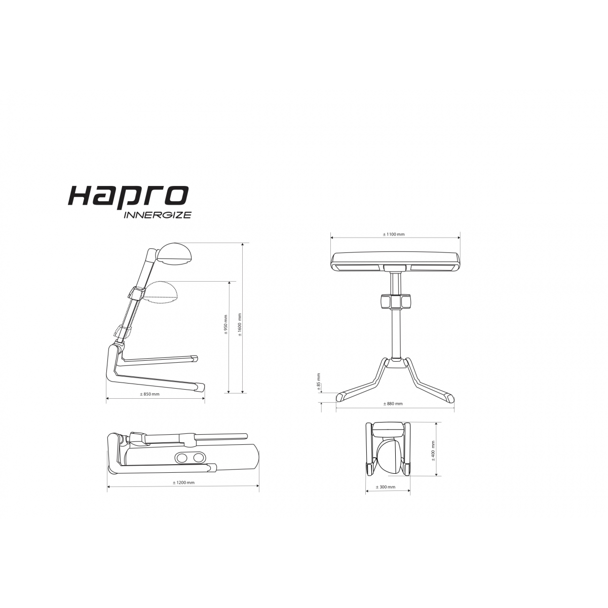 Hapro HP8580 Wellness Innergize Solarium compacto White - Soláriums domésticos - Hapro