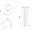 Hapro Collagen & Sun 28V Intensive - Solarium vertical -Hapro -Solariums intégraux