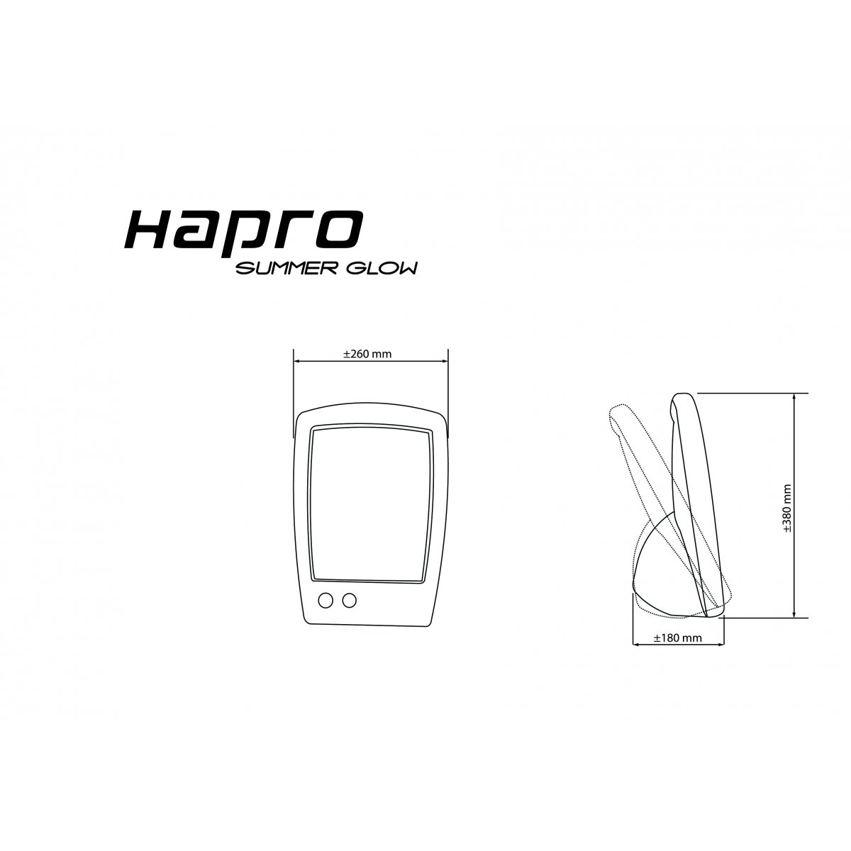 Hapro HB175 Solarium facial home - Home Tanning - Hapro