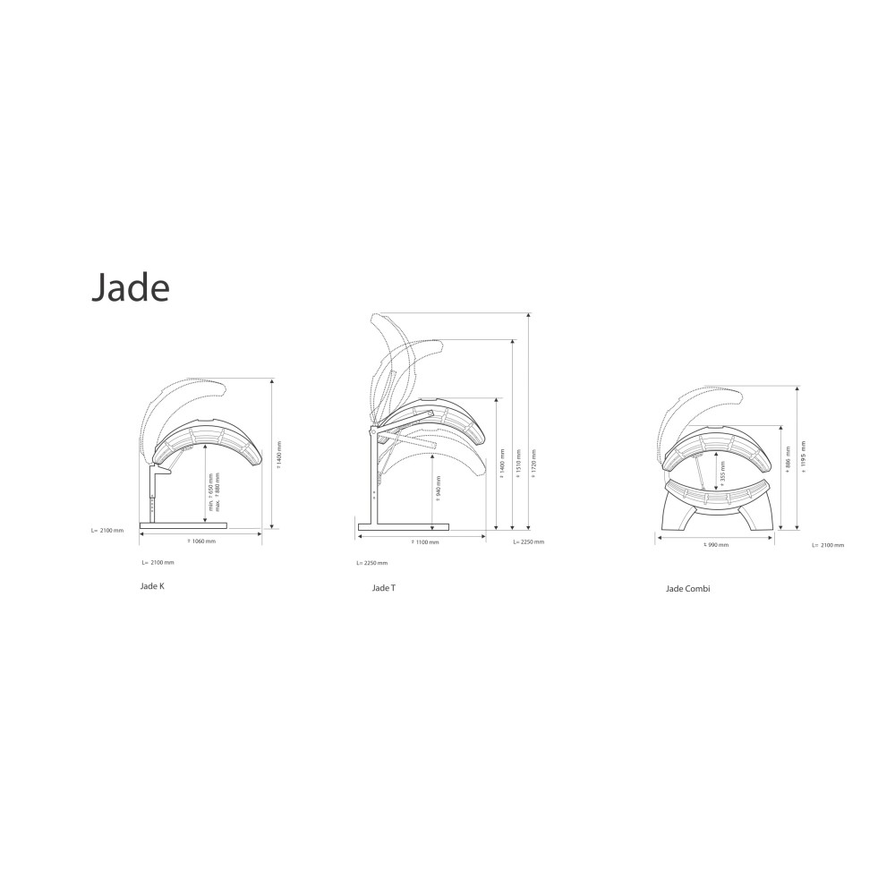 Solarium Horizontal Domestique Hapro Jade 24 C Lc -Hapro -Solariums intégraux
