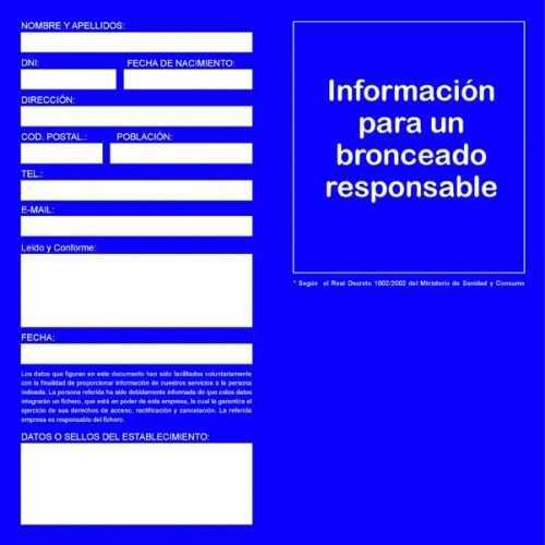 Consentimiento informado RD1002/2002 - Consumibles y accesorios - Sunmarket
