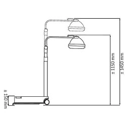 Hapro MobileSun HP 8540 Rubino Solárium Portátil con Luz Roja