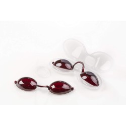 Lessian Giss Lunettes de Protection Full Vision pour Solarium avec Étui – Conçues pour le Bronzage UV