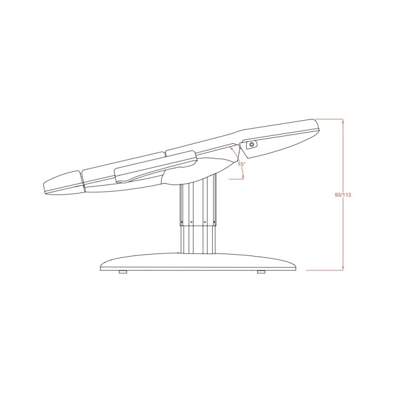 Table Électrique VOME pour Esthétique et Médecine - Weelko -Weelko -Tables et fauteuils de pédicurie