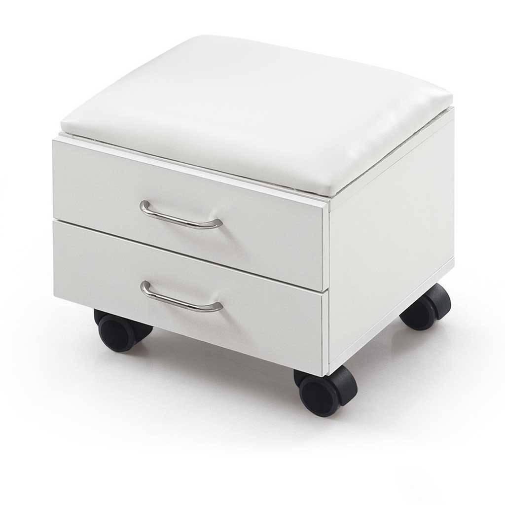 Silla de manicura y pedicura Tendy con almacenamiento - Weelko