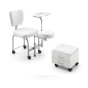 Poltrona per manicure e pedicure Tendy con deposito - Weelko -Weelko -Lettini e poltrone