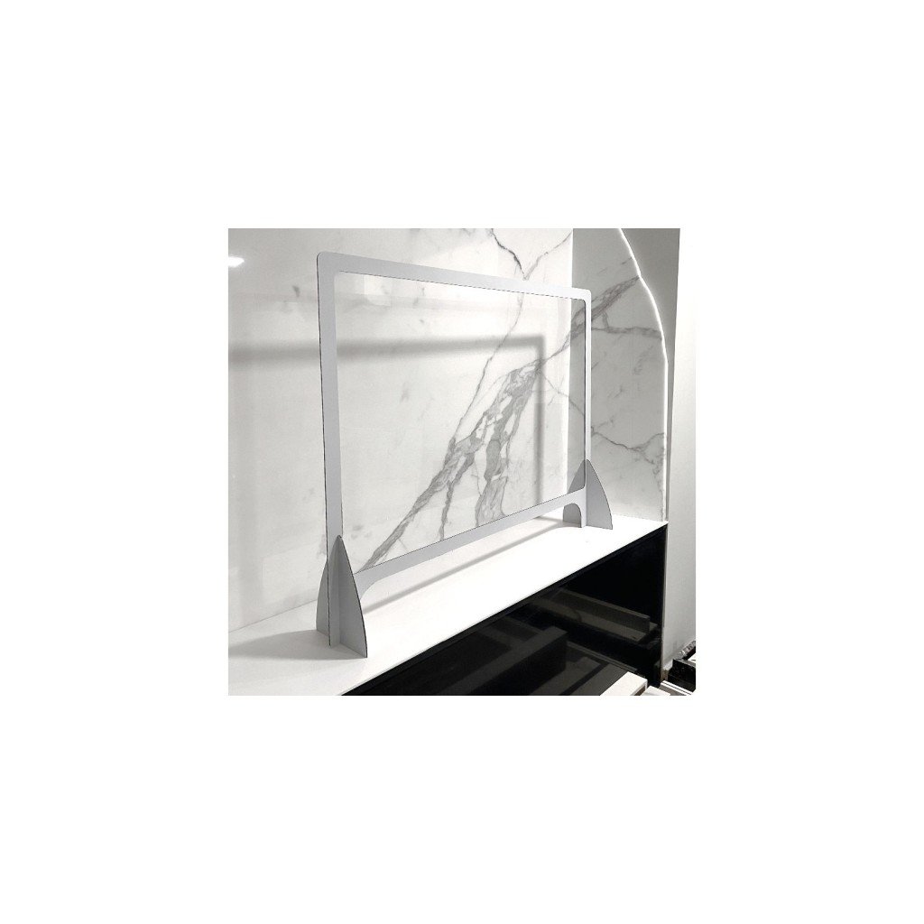 Mampara mostrador metacrilato transparente Glasspack
