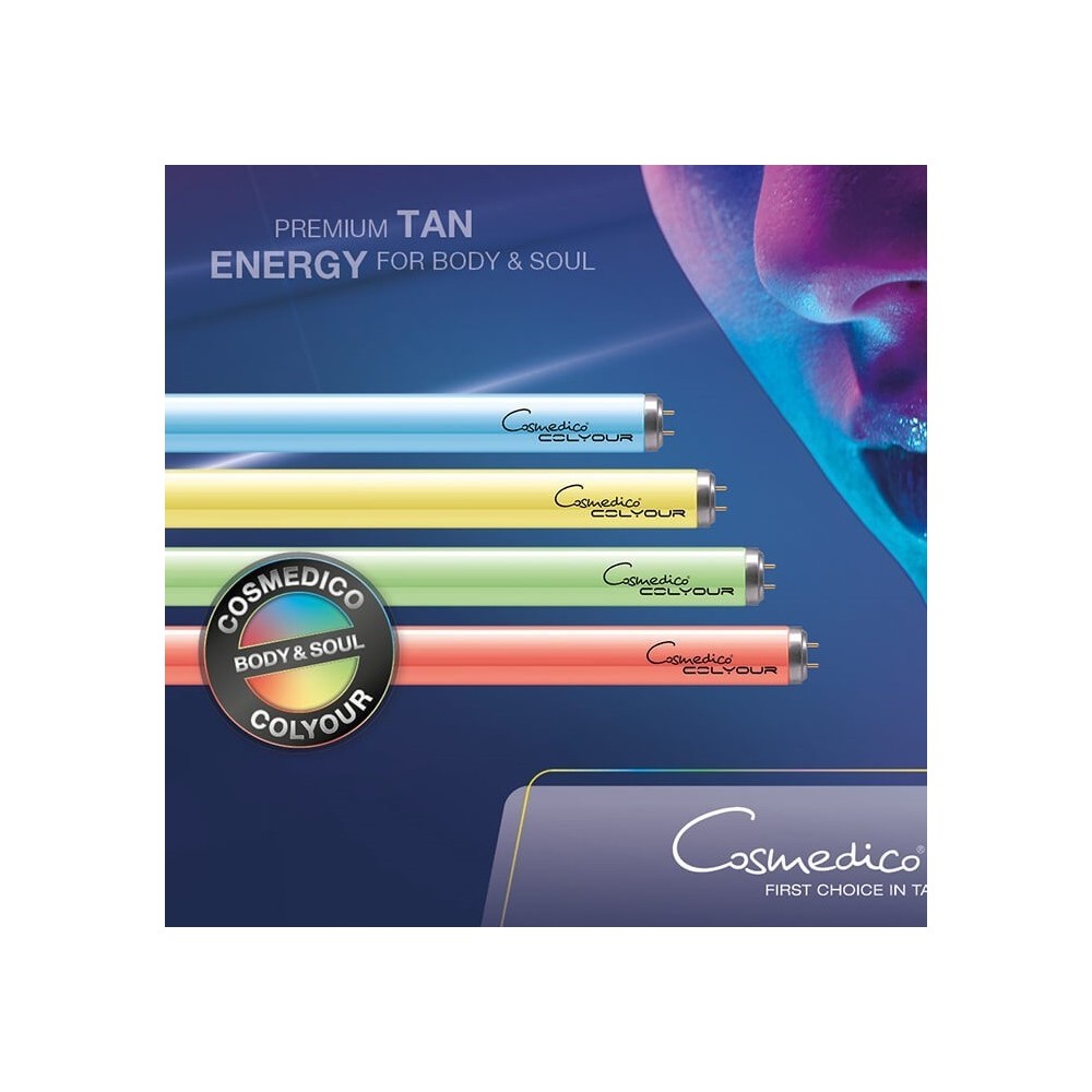 Cosmedico Cosmolux COLYOUR YELLOW Premium R 42 160W tubes UVA -Cosmedico -Cosmedico